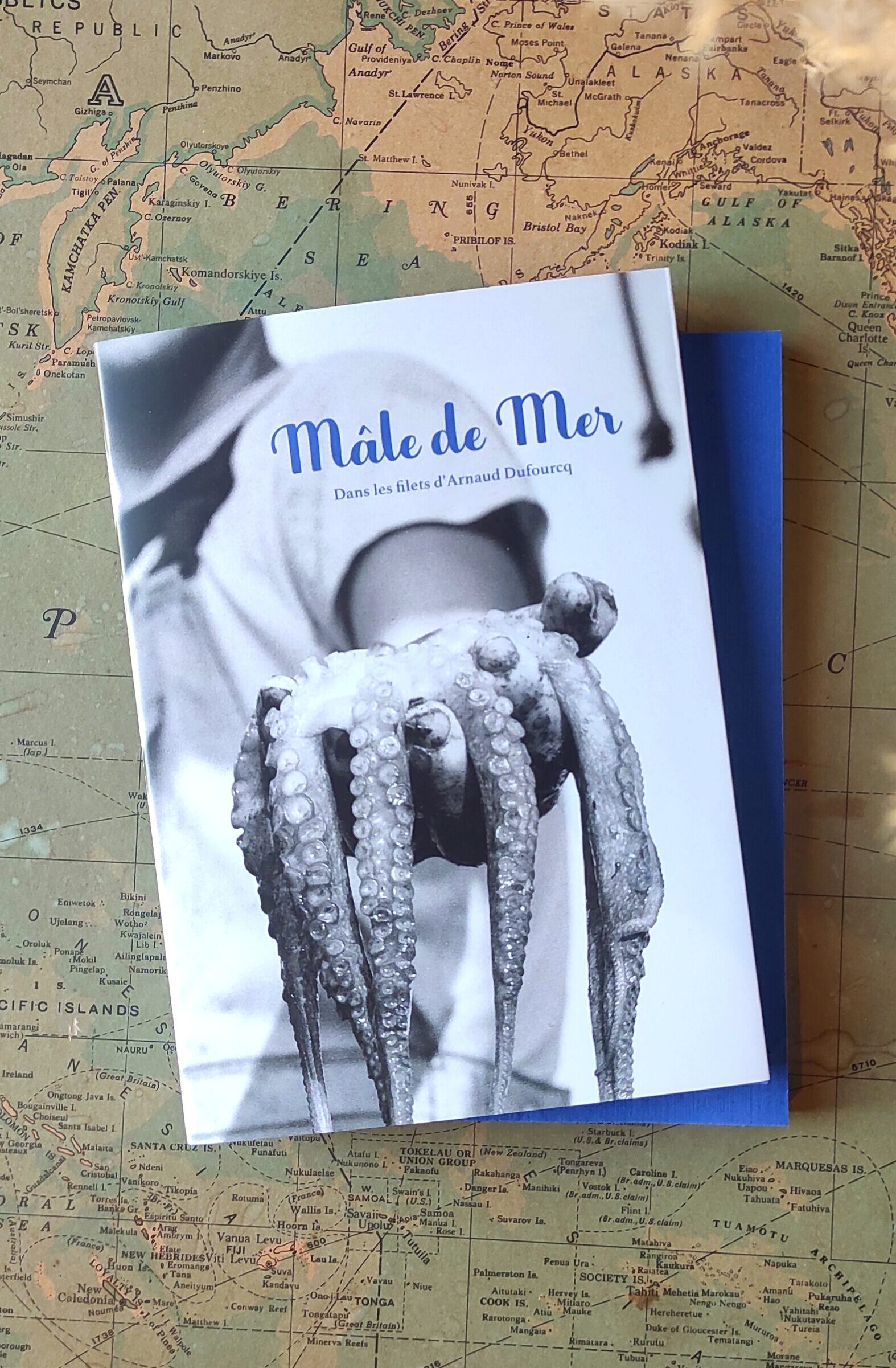 Mâle de Mer le livre biographique de Arnaud Dufourcq - patron-pêcheur à bord du Juliarth II au Grau-du-Roi.